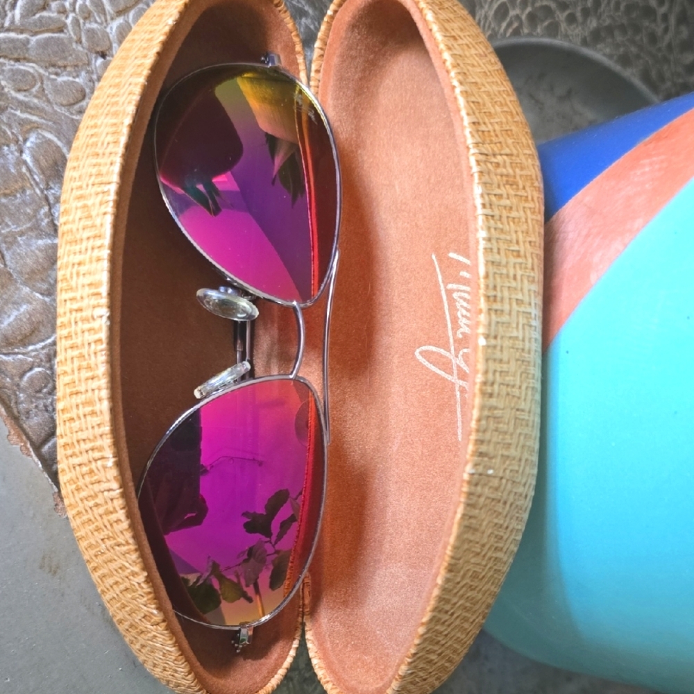 Maui Jim Baby Beaches Pink Aviator Sunglasses